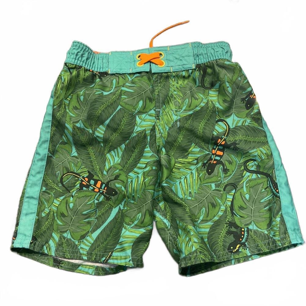 Cherokee Men's XS Tropical Leaf Print Board Shorts